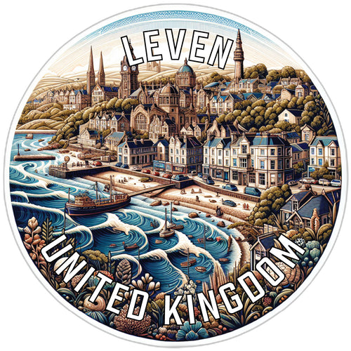 Leven United Kingdom Souvenir Vinyl Decal Sticker 2-Inch