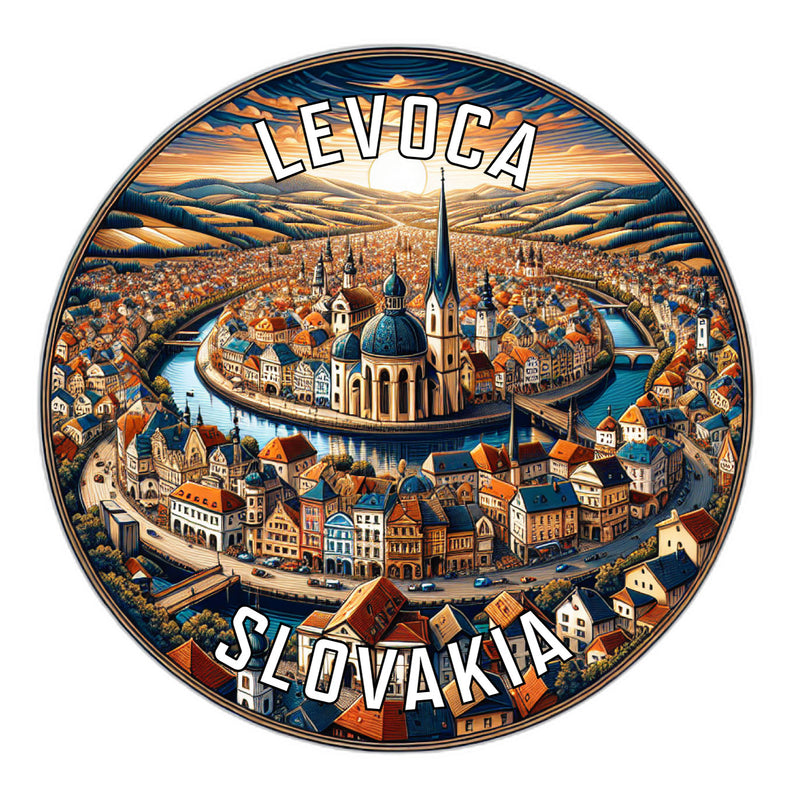 Levoca Slovakia Souvenir Vinyl Decal Sticker 2-Inch