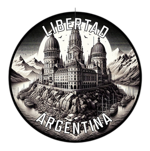 Libertad Argentina Souvenir Die Cut Flat Magnet 6-Inch