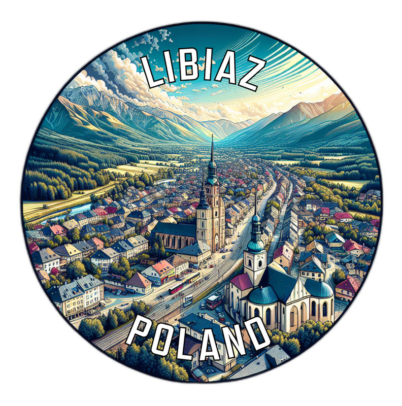 Libiaz Poland Souvenir Vinyl Decal Sticker 6-Inch