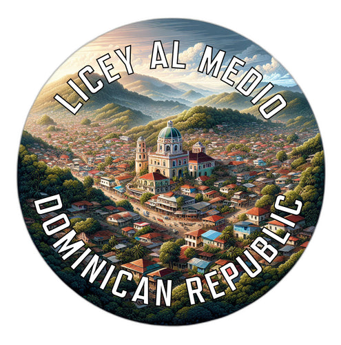 Licey al Medio Dominican Republic Souvenir Vinyl Decal Sticker 2-Inch