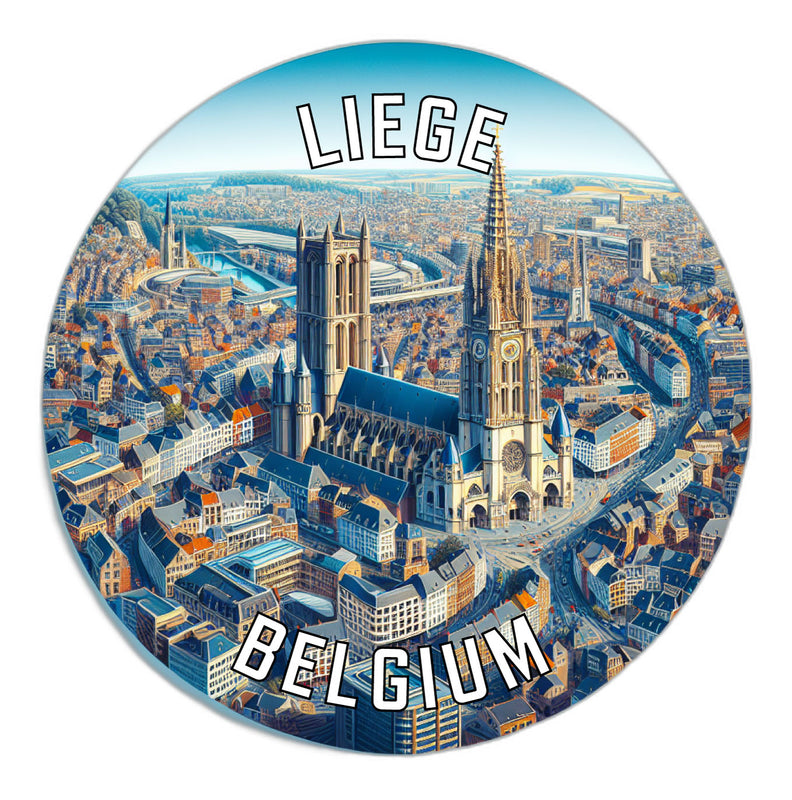 Liege Belgium Souvenir Vinyl Decal Sticker 2-Inch