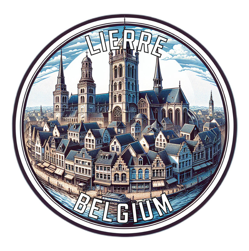 Lierre Belgium Souvenir Vinyl Decal Sticker 6-Inch