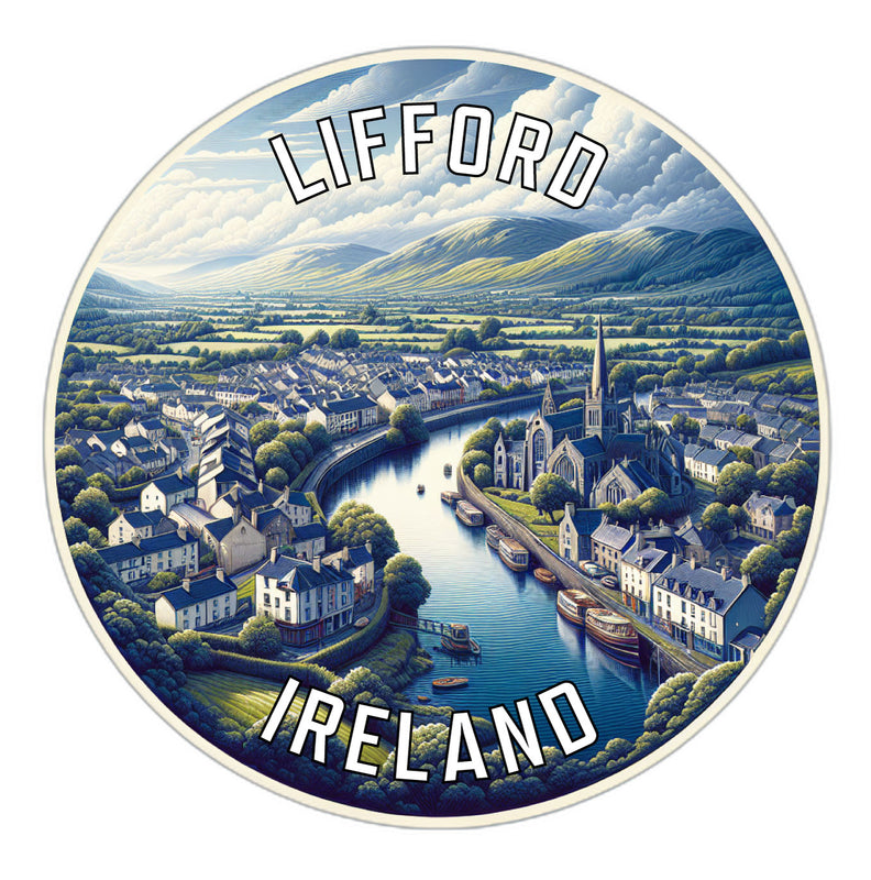 Lifford Ireland Souvenir Vinyl Decal Sticker 6-Inch