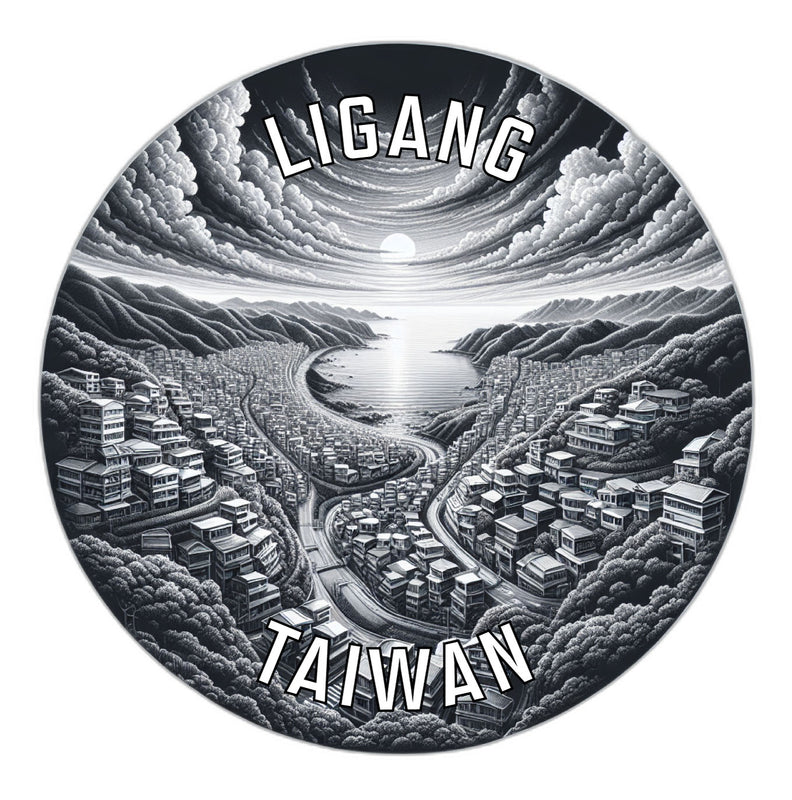 Ligang Taiwan Souvenir Vinyl Decal Sticker 2-Inch