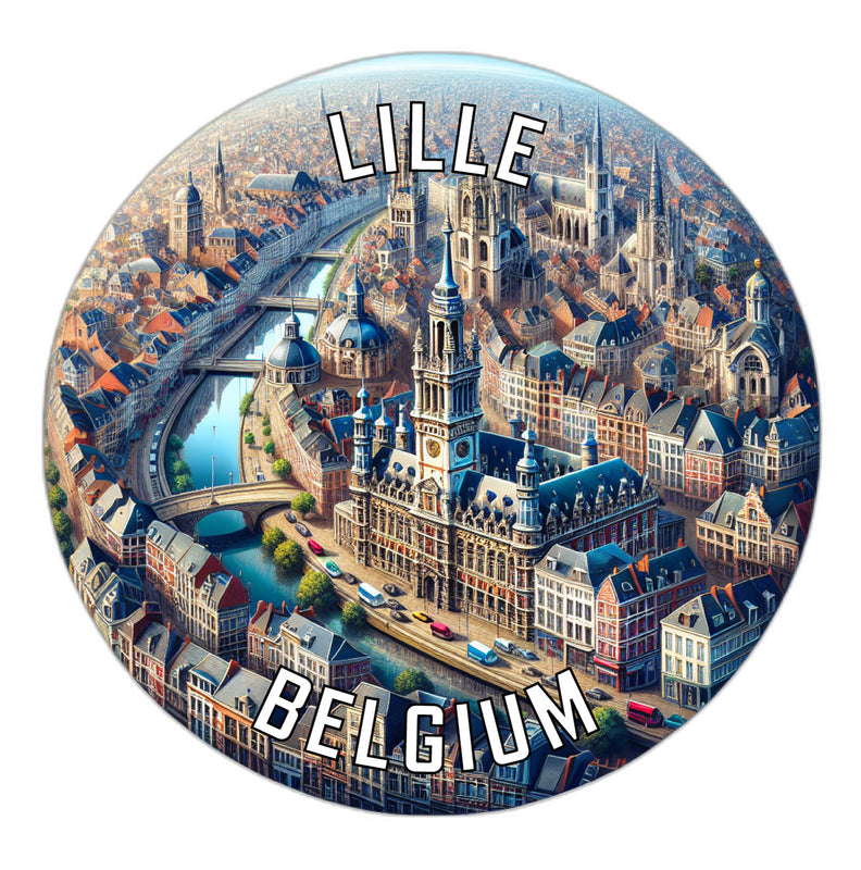 Lille Belgium Souvenir Vinyl Decal Sticker 6-Inch