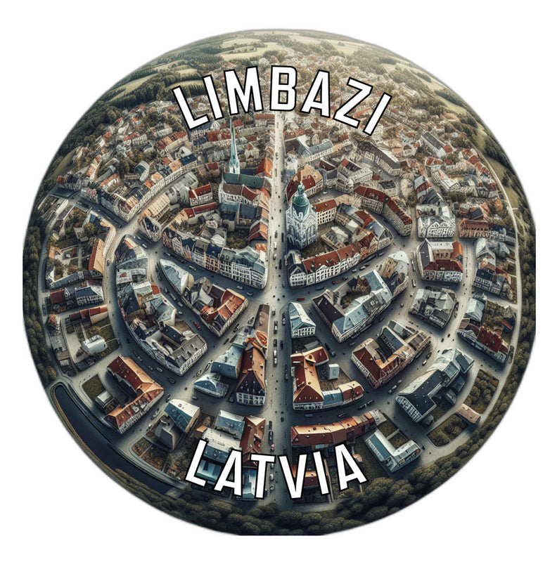 Limbazi Latvia Souvenir Die Cut Flat Magnet 2-Inch