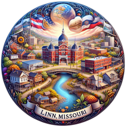 Linn Missouri Souvenir Vinyl Decal Sticker 6-Inch