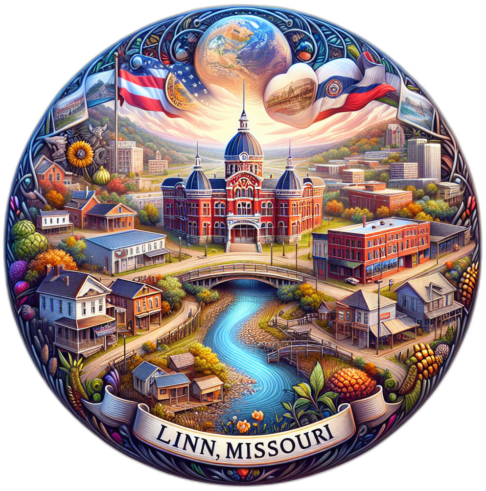 Linn Missouri Souvenir Vinyl Decal Sticker 6-Inch