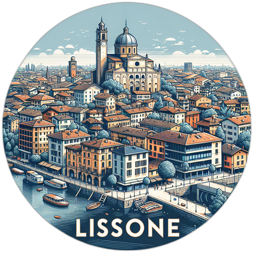 Lissone Italy Souvenir Vinyl Decal Sticker 2-Inch