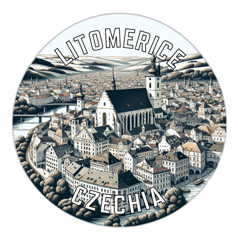 Litomerice Czechia Souvenir Vinyl Decal Sticker 2-Inch