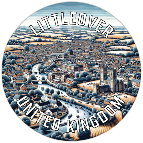 Littleover United Kingdom Souvenir Vinyl Decal Sticker 6-Inch