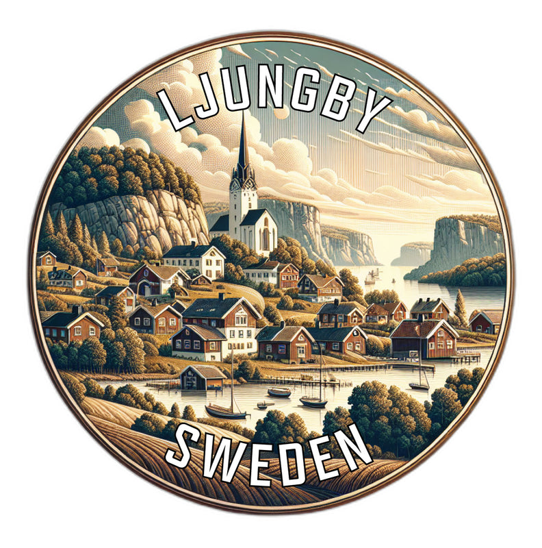 Ljungby Sweden Souvenir Vinyl Decal Sticker 2-Inch