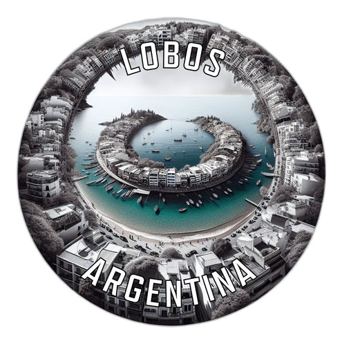 Lobos Argentina Souvenir Die Cut Flat Magnet 2-Inch
