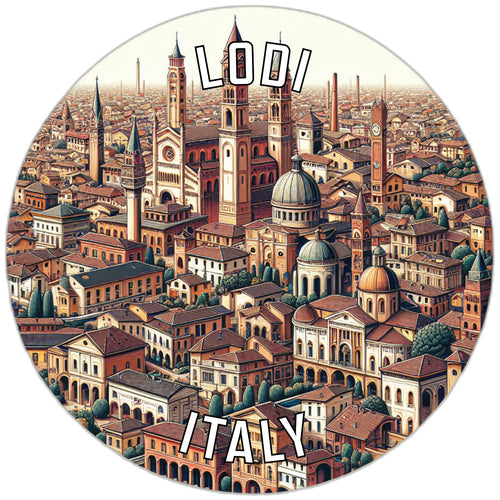 Lodi Italy Souvenir Vinyl Decal Sticker 2-Inch