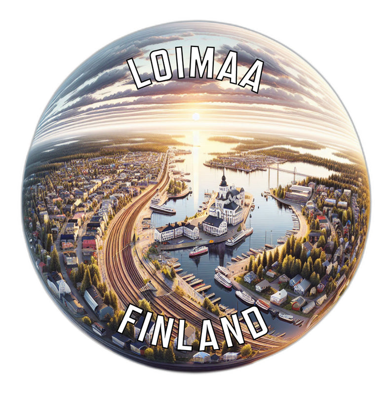 Loimaa Finland Souvenir Die Cut Flat Magnet 2-Inch
