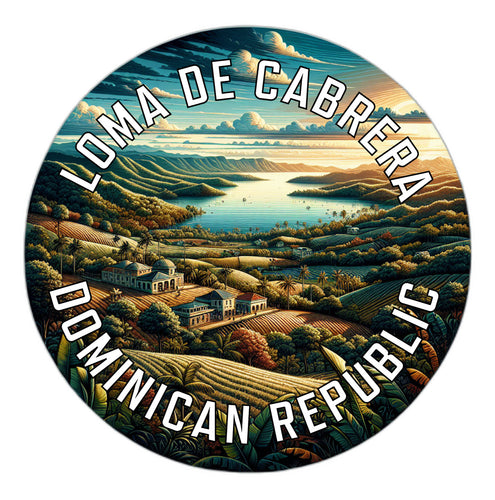 Loma de Cabrera Dominican Republic Souvenir Vinyl Decal Sticker 2-Inch