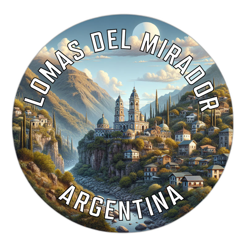 Lomas del Mirador Argentina Souvenir Die Cut Flat Magnet 6-Inch