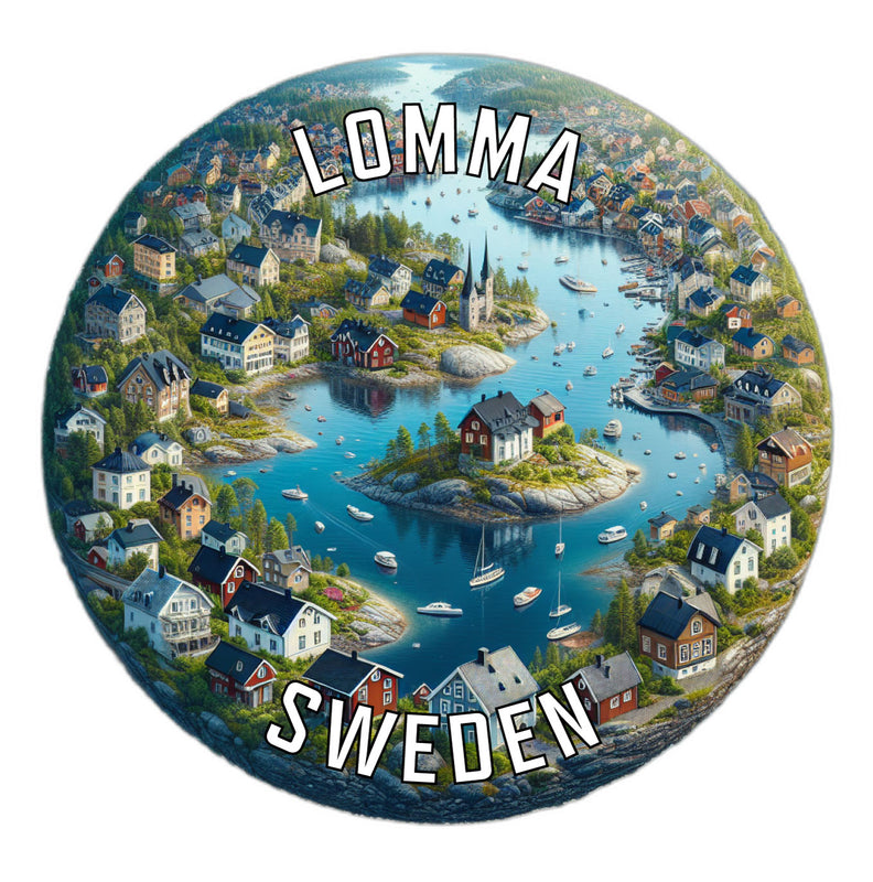 Lomma Sweden Souvenir Vinyl Decal Sticker 6-Inch