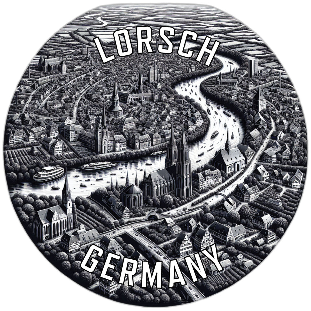 Lorsch Germany Souvenir Die Cut Flat Magnet 2-Inch