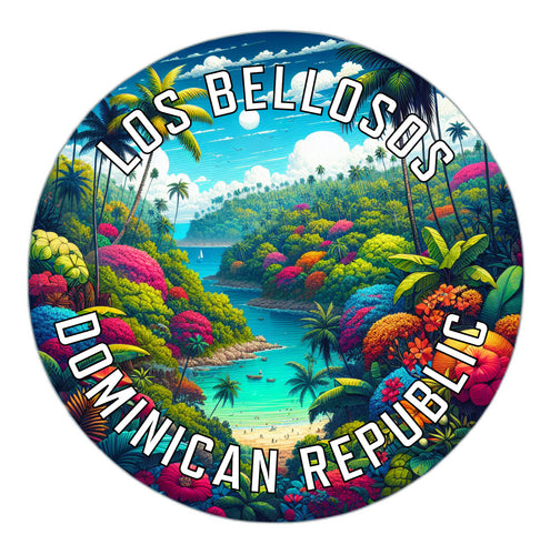 Los Bellosos Dominican Republic Souvenir Vinyl Decal Sticker 2-Inch