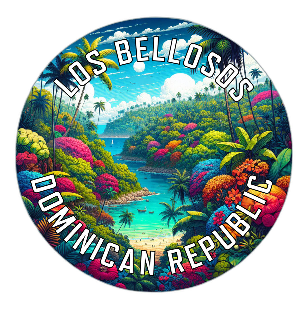 Los Bellosos Dominican Republic Souvenir Vinyl Decal Sticker 2-Inch