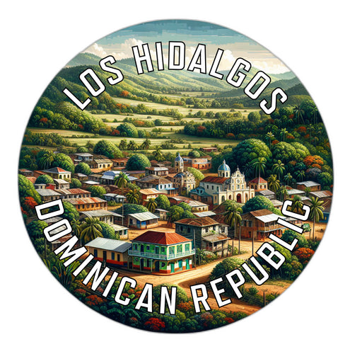 Los Hidalgos Dominican Republic Souvenir Vinyl Decal Sticker 3-Inch