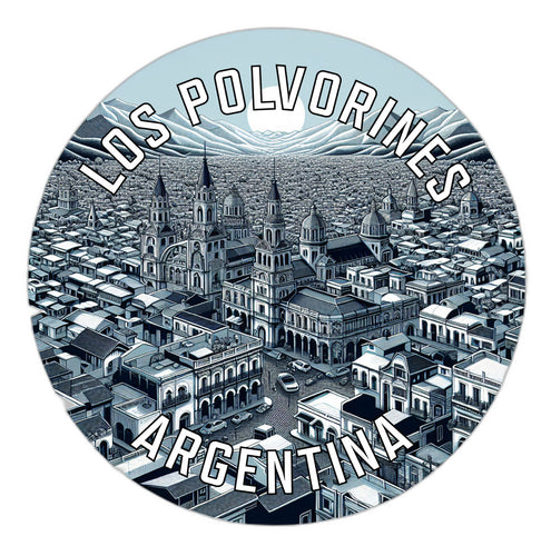 Los Polvorines Argentina Souvenir Die Cut Flat Magnet 2-Inch