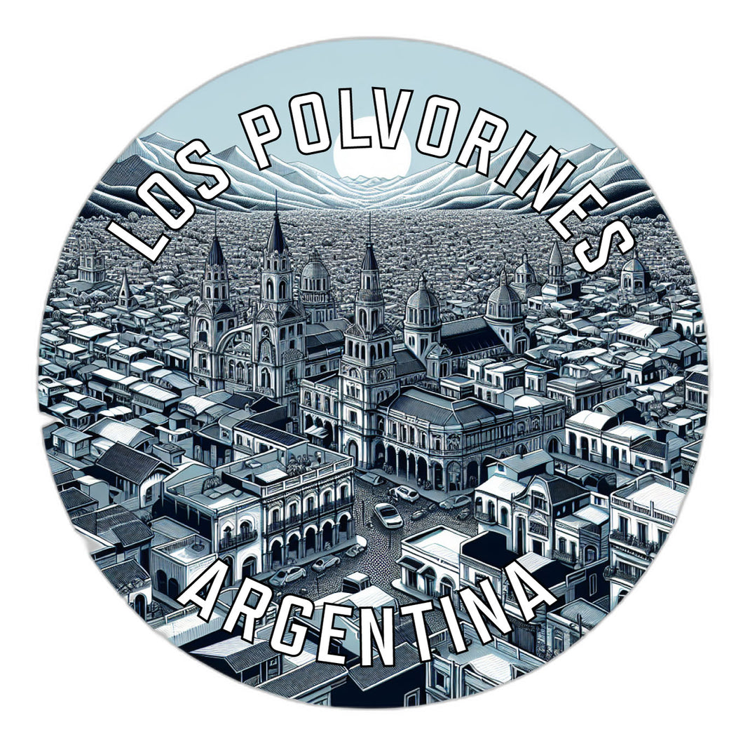 Los Polvorines Argentina Souvenir Die Cut Flat Magnet 2-Inch