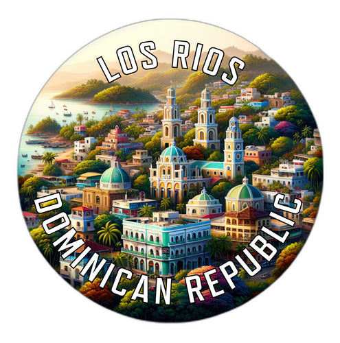 Los Rios Dominican Republic Souvenir Vinyl Decal Sticker 6-Inch