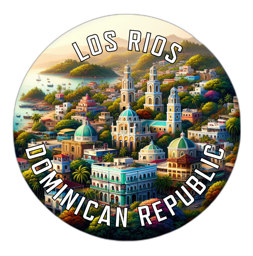 Los Rios Dominican Republic Souvenir Vinyl Decal Sticker 6-Inch