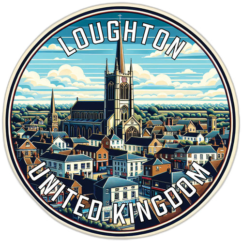 Loughton United Kingdom Souvenir Vinyl Decal Sticker 2-Inch