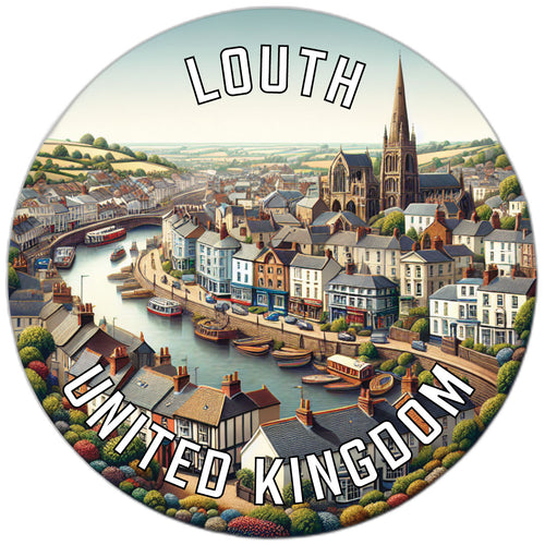 Louth United Kingdom Souvenir Vinyl Decal Sticker 6-Inch