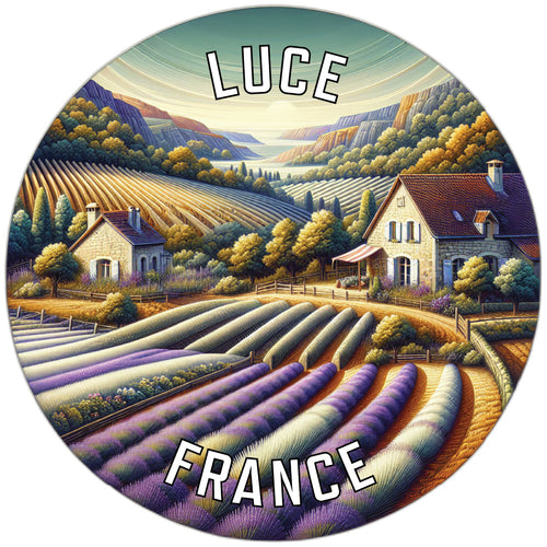 Luce France Souvenir Vinyl Decal Sticker 6-Inch