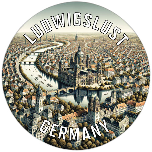 Ludwigslust Germany Souvenir Vinyl Decal Sticker 2-Inch