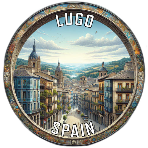 Lugo Spain Souvenir Vinyl Decal Sticker 2-Inch