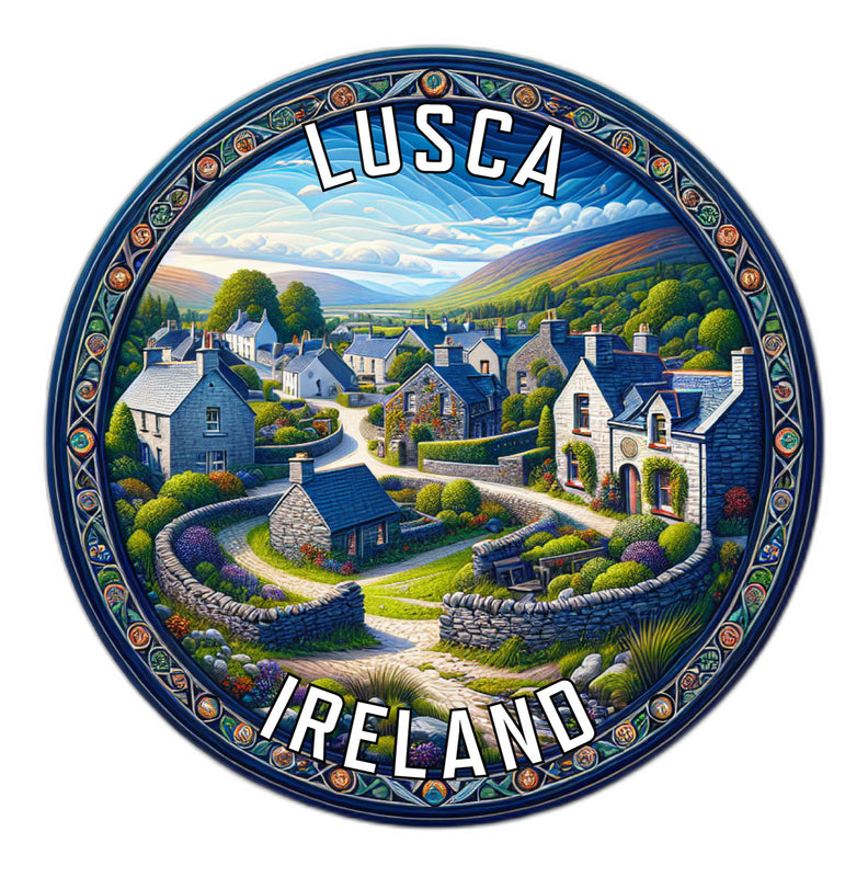 Lusca Ireland Souvenir Vinyl Decal Sticker 2-Inch