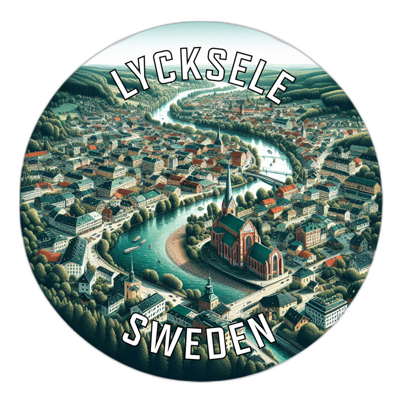 Lycksele Sweden Souvenir Vinyl Decal Sticker 6-Inch