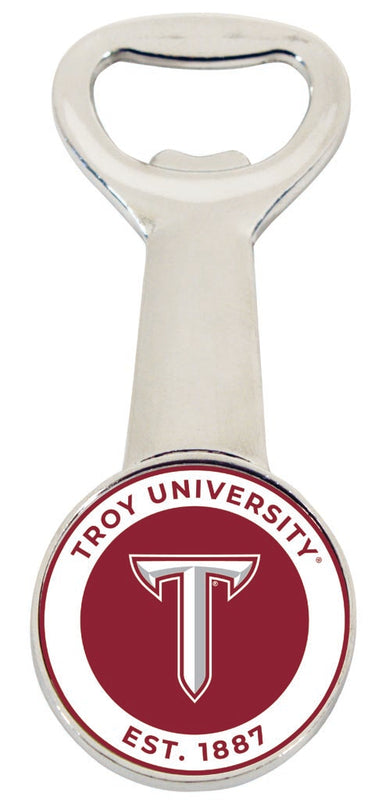 Troy University Magnetic Bottle Opener Officially Licensed Collegiate Product 4-Pack