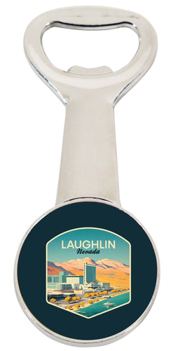 Laughlin Nevada Design A Souvenir Magnetic Bottle Opener 4-Pack
