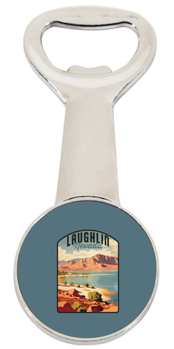 Laughlin Nevada Design B Souvenir Magnetic Bottle Opener 2-Pack
