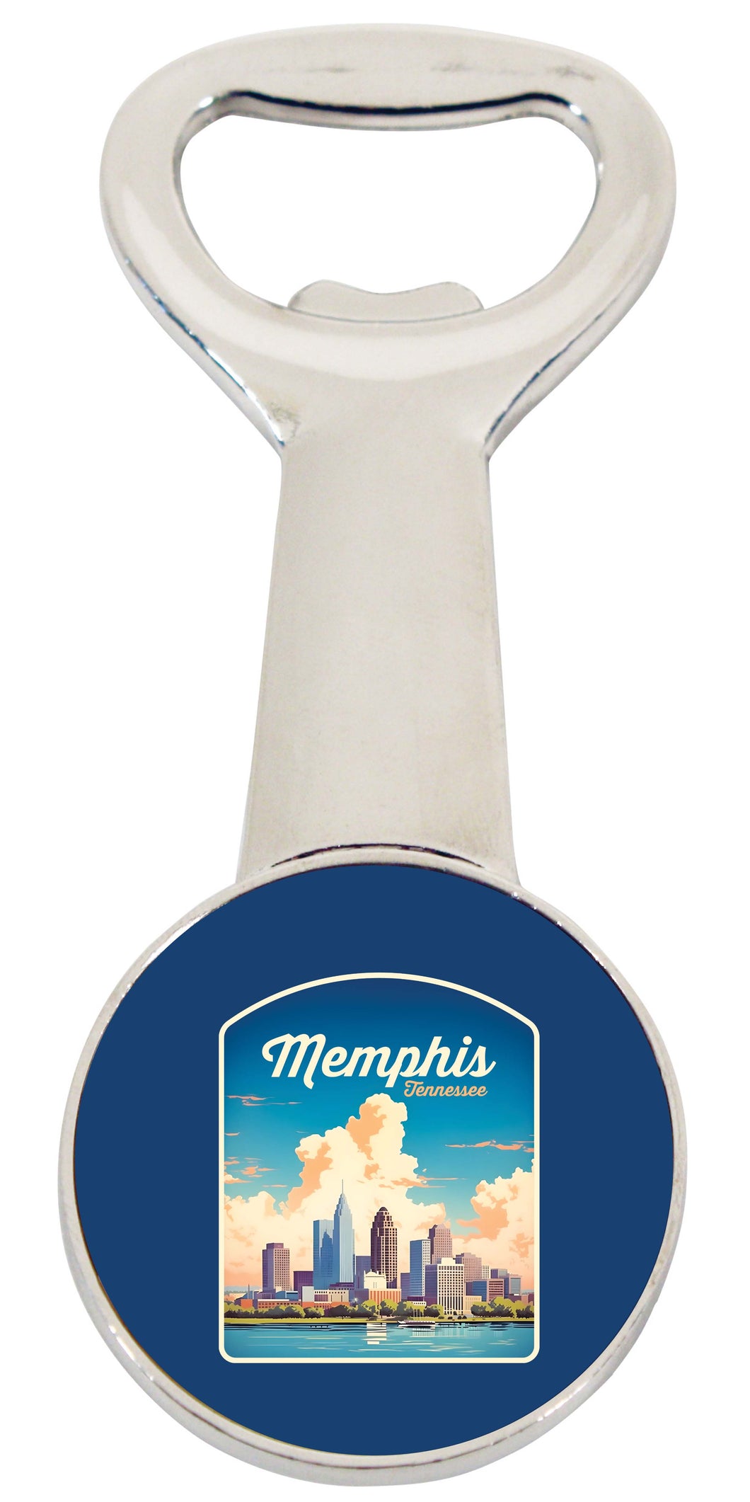 Memphis Tennessee Design A Souvenir Magnetic Bottle Opener Single