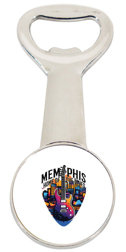 Memphis Tennessee Design B Souvenir Magnetic Bottle Opener 2-Pack
