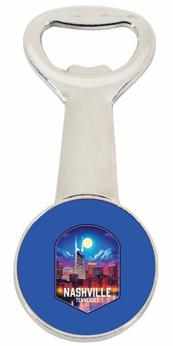 Nashville Tennessee Design D Souvenir Magnetic Bottle Opener 2-Pack
