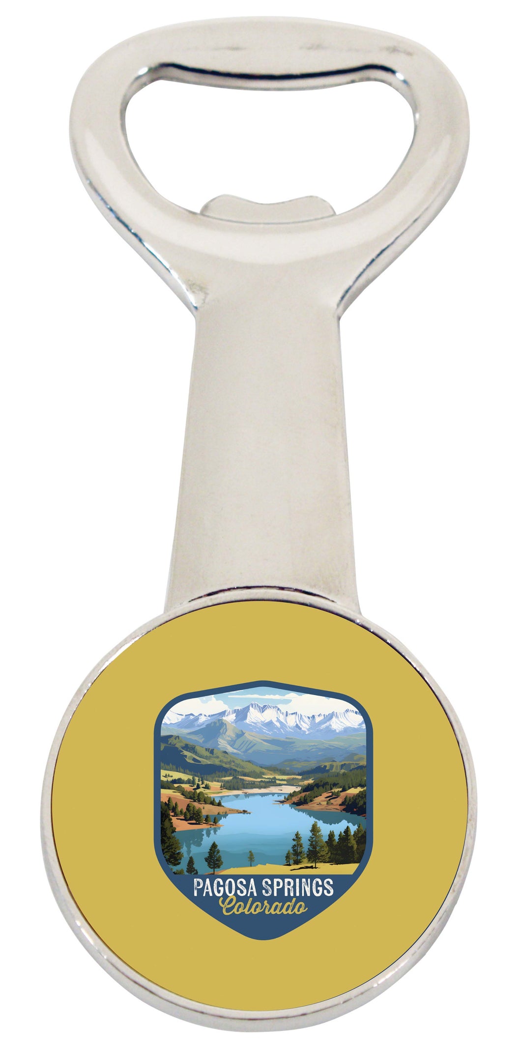 Pagosa Springs Colorado Design B Souvenir Magnetic Bottle Opener 2-Pack