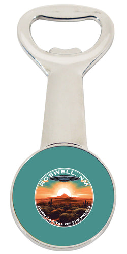 Roswell New Mexico Design A Souvenir Magnetic Bottle Opener Single