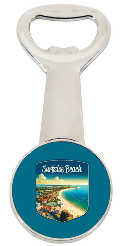 Surfside Beach South Carolina Design A Souvenir Magnetic Bottle Opener Single