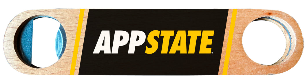 Appalachian State Officially Licensed Wooden Bottle Opener with Full Color Design Single