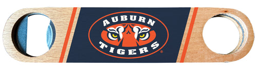Auburn Tigers Officially Licensed Wooden Bottle Opener with Full Color Design Single