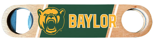 Baylor Bears Officially Licensed Wooden Bottle Opener with Full Color Design Single